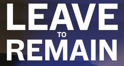 BOOK LAUNCH 19 October 2023: Leave to Remain