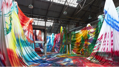 CONTEMPORARY PAINTERS : Step Right Up: The Katharina Grosse Carnival - by Gregory Volk